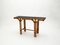 Table Console en Bambou, Laiton et Verre Opalin, 1970s 3