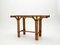 Bamboo, Brass and Opal Glass Console Table, 1970s 7