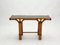 Bamboo, Brass and Opal Glass Console Table, 1970s, Image 1