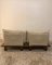 2-Sitzer Sofa aus Walnuss und Jute von Saporiti Italia, 1980er 8