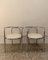 Locus Solus Chairs in Chromed Metal and Vinyl by Gae Aulenti for Poltronova, Set of 2 4