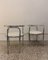 Locus Solus Chairs in Chromed Metal and Vinyl by Gae Aulenti for Poltronova, Set of 2 2