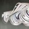 Mid-Century Murano Swirl Glass Pendant Lamp, Italy, 1970s, Image 2