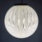 Mid-Century Murano Swirl Glass Pendant Lamp, Italy, 1970s 7