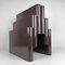 Brown Model 4675 Magazine Rack with 6 Compartments by Giotto Stoppino for Kartell, Italy, 1970s 3