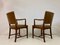 Mid-Century Danish Oak and Leather Armchairs, Set of 2 7