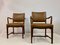 Mid-Century Danish Oak and Leather Armchairs, Set of 2 4
