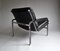 Andre Vanden Beuck Aluline Lounge Chair in Black Leather 6