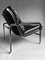 Andre Vanden Beuck Aluline Lounge Chair in Black Leather 2