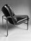 Fauteuil Andre Vanden Beuck Aluline en Cuir Noir 2