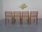 Danish Teak & Wool 85 Dining Chairs by Niels Otto Møller for J.L. Møllers, 1960s, Set of 4 2