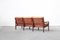 Leather Sofa by Illum Wikkelsø for Niels Eilersen, 1960s 5