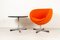 Scandinavian Modern Lounge Chair and Table by Sven Ivar Dysthe, 21st-Century, Set of 2, Image 2