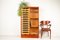 Vintage Danish Teak Cabinet with Tambour Doors, 1960s, Image 14