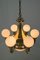 Lámpara de araña modernista de Emil Kralik para Vulkania, años 20, Imagen 7