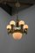 Lámpara de araña modernista de Emil Kralik para Vulkania, años 20, Imagen 15