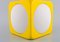 Lámpara colgante escandinava de plástico blanco y amarillo, años 70, Imagen 4