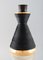 Lampe de Bureau en Céramique Vernie avec Décoration Dorée et Corde, Italie 2