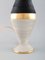 Italian Table Lamp in Glazed Ceramics with Gold Decoration and Rope Design, Image 3