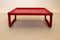 Red Italian Breakfast in Bed Tray Table from Guzzini, 1970s, Image 1