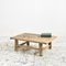 Petite Table Basse Antique en Orme 1