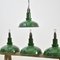 Lampada a sospensione Thorlux industriale verde, Immagine 4