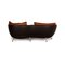 DS 102 Brown Leather Sofa Set from de Sede, Set of 2 11