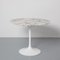 Mesa pedestal Arabescato de mármol de Eero Saarinen para Knoll, Imagen 1