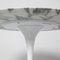 Mesa pedestal Arabescato de mármol de Eero Saarinen para Knoll, Imagen 4