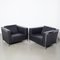 Black Leather Steel Armchair by Enrico Franzolini for Moroso 14