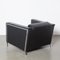 Black Leather Steel Armchair by Enrico Franzolini for Moroso 16