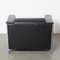 Black Leather Steel Armchair by Enrico Franzolini for Moroso 4