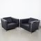 Black Leather Steel Couch by Enrico Franzolini for Moroso 12