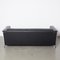 Black Leather Steel Couch by Enrico Franzolini for Moroso 4