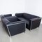 Schwarzes Leder Stahl Couch von Enrico Franzolini für Moroso 13