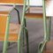 Sedie da pranzo Mullca impilabili, Francia, anni '50, set di 8, Immagine 5