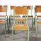 French Mullca Stacking Dining Chairs, 1950s, Set of 8, Image 4
