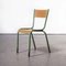 French Mullca Stacking Dining Chairs, 1950s, Set of 8, Image 1