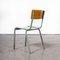 Model 510/1 Mint Green French Mullca Stacking Dining Chair, 1950s 4