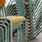 Model 510/1 Mint Green French Mullca Stacking Dining Chair, 1950s 2