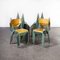 Model 510/1 Mint Green French Mullca Stacking Dining Chairs, 1950s, Set of 24, Image 8