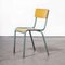 Chaises de Salle à Manger Empilables Mullca Modèle 510/1 Vert Menthe, France, 1950s, Set de 6 1