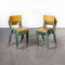 Model 510/1 Mint Green French Mullca Stacking Dining Chairs, 1950s, Set of 8 6