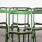 French Green Metal Folding Chairs, 1960s, Set of 6, Image 4