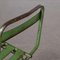 French Green Metal Folding Chairs, 1960s, Set of 8 7