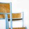 Mullca High Laboratory Blue Stacking Dining Chairs, 1950s, Set of 14, Image 9