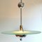 Chrome and Glass Pendant Lamp by Willem Hendrik Gispen, 1930s 5