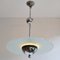 Chrome and Glass Pendant Lamp by Willem Hendrik Gispen, 1930s 2