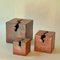 Abstract Ceramic Cube Sculptures, Set of 3 5