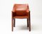 Cognacfarbener Leder Cassina Cab Sessel von Mario Bellini 8